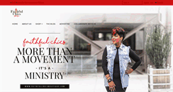 Desktop Screenshot of faithfulchicsboutique.com